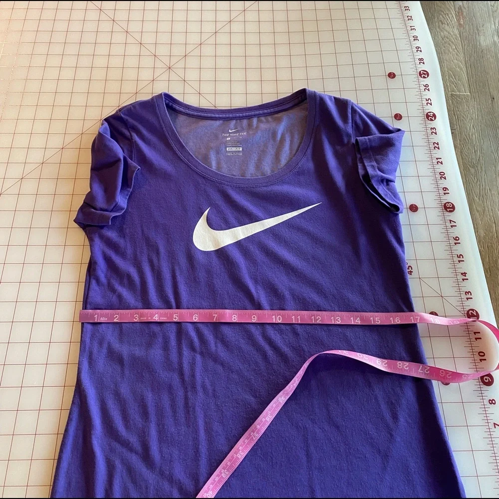 Nike purple and white just do it size small S short sleeve casual workout